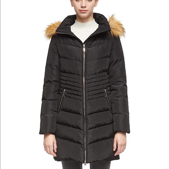 Black Long Parka Puffer Jacket